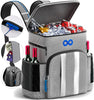 "Ultimate Insulated Backpack Cooler: Keeps 54 Cans Cold for 24 Hours - Perfect for Picnics, Beach, and Hikes!"