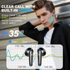 Wireless Earbuds Bluetooth 5.3 Headphones with 4 Mics, 2023 In Ear Wireless Headphones ENC Noise Cancelling Wireless Earphones 40H Ear Buds HiFi Stereo Deep Bass Bluetooth Earbuds IP7 Waterproof/USB-C