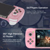 Mobile Game Controller for iPhone 15,  Bluetooth Gamepad with Back Programmable Buttons for iOS/Android/PC, Compatible with Samsung, Xiaomi, Huawei, Realme-Direct Play(Pink)