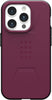 UAG [Updated Version] Case Compatible with iPhone 15 Pro Case 6.1" Civilian Bordeaux Built-in Magnet Compatible with MagSafe Charging Rugged Mil-Grade Dropproof Protective Cover