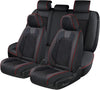 Car Seat Covers Full Set Universal for 5 Seats, Universal Fit For Most Cars, SUV, Sedans and Pick-up Trucks, Waterproof Automotive Seat Protector, Luxury Leather Car Seat Cushion, Airbag Compatible