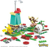 Pokémon Building Toys Set, Countryside Windmill with 240 Pieces, Motion and 3 Poseable Action Figures, for Kids, HKT21