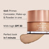 Magic Finish Porcelain Teint Make-Up Mousse (1.01 Fl Oz) – 4in1 Primer, Foundation, Concealer & Powder With Buildable Coverage, Hides Redness And Dark Spots, Vegan, For Very Light Skin Tones