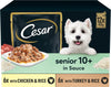 Senior Mixed Selection Deliciously Fresh Adult Wet Dog Pouches Mixed in Sauce, 4x (12 x 100 g)