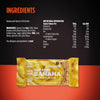 Nut Free Oat Flapjack - Healthy Snack & Energy Bars - Running, Gym, Cycling Energy - Made in The UK - Banana Pack of 20