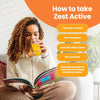 Zest Active Super Supplement by  – 25 Active Ingredients in One Daily Sachet - Daily Boost Supports Energy, Immune System, Brain & Muscle Function - 30 Day Supply