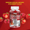 Pro Creatine Monohydrate Gummies 4000mg for Men & Women - 60 Chewable Creatine Gummies Strawberry Flavoured Creatine | Pre Workout Gym Supplement| Keto | Vegan | (30 Days Supply)