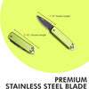 Pocket Knife, 1.75" Survival Stainless Steel Folding Knives UK Legal Sprint Cactus Green Finish, Stylish High Performance, Non Locking EDC Blade, Portable for Camping Hiking