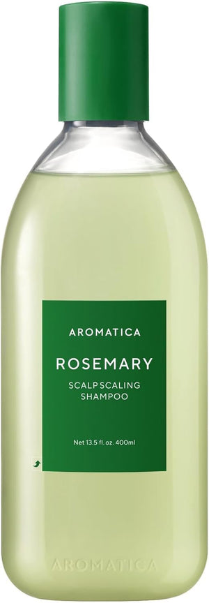 Rosemary Scalp Scaling Shampoo 13.53 oz/400 ml - Vegan Hair Growth Shampoo, Thinning Hair Loss Shampoo For Women - Free from Sulfate, Silicone, and Paraben