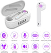 Wireless Earbuds Bluetooth Wireless Headphones with Mic Bluetooth Earphones Touch Control with HIFI Stereo 40H Playtime LED Display Charging Case for Work/Travel/Gym/Game