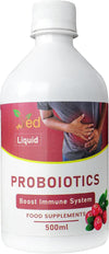 Probiotics & Enzymes 500 ML Liquid - Fermented High Strength Food Supplement with Vitamin C.