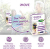 iMOVE Active | Natural Joint Supplement for Humans, 60 Tablets - Includes Glucosamine HCl, Green Lipped Mussel, Hyraluronic Acid, Vitamin E and C and Manganese