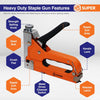 3-in-1 Staple Gun Heavy Duty with 3000 Staples, Anti-Slip Uphosltery Staple Gun for Wood, Adjustable Force Quick-Jam Release Heavy Duty Stapler Gun, Heavy Duty Staple Gun for Uphosltery Work