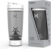 Original Shaker Bottle - Battery-powered for Smooth Protein Shakes - BPA Free, 600ml Cup (White)