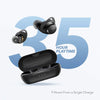 Wireless Earbuds, A1 Bluetooth Earbuds, Powerful Customized Sound, 35H Playtime, Wireless Charging, USB-C Fast Charge, IPX7 Waterproof, Button Control, Commute, Sports