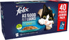 As Good As It Looks Ocean Feasts Cat Food 40x100g