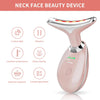 Facial Massager for Face and Neck,Red Light Therapy for Face,Neck Face Beauty Device with Warming & Vibration Function,3 in 1 True Beauty Glow Facial Massager for Enhanced Face,Neck and Shoulder Care