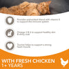 Complete Dry Cat Food for Adult 1+ Cats with Chicken 10 kg