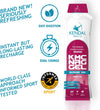 KMC NRG Gel: Refreshing Raspberry Mint Energy Gel 27g Dual Carb +Electrolytes +B Vitamins Informed Sport Vegan Gluten Free by Kendal Mint Co (12x70g)