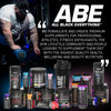 ABE Pre Workout - All Black Everything Pre Workout Powder, Energy & Physical Performance with Citrulline, Creatine, Beta Alanine (375g - 30 Servings) (Tropical)