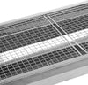 Charcoal BBQ Grill - 680x320x730mm, Large Foldable Stainless Steel Barbecue Grill for Camping, Picnic, Garden, and Outdoor Cooking