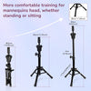 Neverland Beauty Tripod Adjustable Manikin Mannequin Head Holder Hairdressing Training Stand Black