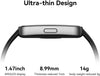 Band 8 Fitness Watch - Ultra Thin Smart Band design with Up to 2 Weeks Battery Life Activity Trackers Compatible with Android & iOS with Full Health Management & Sleep Tracking -Midnight Black