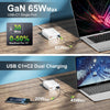 USB C Charger, Total 165W GaN Fast Charger Plug 6 Port USB C Charging Station 65W/45W/25W/20W/18W Compatible with MacBook Pro/Air,HP Laptop,iPad,iPhone 12/13/14/15, Samsung S23/22/21