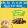 Tuna, Herring and Veg Dry Adult Cat Food 750g, Pack of 5