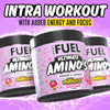 BodyFuel Amino's - Amino Acids Supplement, EAA Essential Amino Acids Powder, Muscle Fuel & Recovery (270g - 30 Servings) (Millions Raspberry)