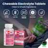 FastChews Electrolytes - 60 Chewable Electrolyte Tablets - Salt Tablets for Running, Fast Hydration, Leg Cramps Relief, Sports Recovery - Non-GMO, Vegan, Gluten Free (Watermelon)