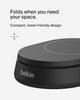 BoostCharge Pro 15W convertible magnetic wireless charging stand, MagSafe compatible fast Qi2 wireless charger, magnetic fast charger for Apple iPhone 15, 14, 13, 12, AirPods Pro - Black