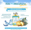 Kids Probiotics/ProBiocultures Gummies - 60 Children's probiotics Multi-Strain Gummies - Natural Pineapple Flavour – with Added B & C Vitamins for Immune Support - 2 Month Supply – UK Made