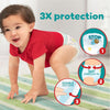 Baby-Dry Nappy Pants, Size 7 (17kg Plus) 126 Nappies, MONTHLY SAVING PACK, Stop and Protect Pocket for Leak Free Protection