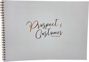 - Prospect & Customer Tracker - Schedule Meetings and Follow-Ups - for Network Marketers, MLM Businesses and Direct Selling - A4 Spiral Bound Notebook - Grey