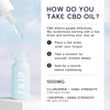 Oil 1000 mg (Strong - High Strength): Wild Mint CBD Drops (15 ml) | Vegan, Gluten Free, No-THC Flavoured CBD Oil Blended with MCT Coconut Oil| Feel Less Stress, Sleep & Anxiety Relief