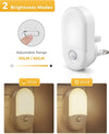 Motion Sensor Night Light Plug into Wall, 2 Pack, Motion Sensor Lights Indoor, Warm White 3000K, Plug in Night Light Movement Sensor Light Indoor for Kids Baby Adult Children's Room, Bedroom