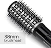 Flawless Volume Hot Air Brush, Ionic, Dry and Style, 38mm Titanium-ceramic barrel