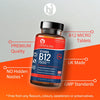 Vitamin B12 Tablets High Strength 1500mcg Vegan B12 Supplement - 365 Methylcobalamin Tablets - 1 Year Supply - Tiredness and Fatigue Tablets - Immunity Supplements - GMP Approved - Made in UK