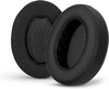 Earpads For ATH M50X, M50XBT, M40X, M30X, HyperX, SHURE, Turtle Beach, AKG, ATH, Philips, JBL, Fostex Replacement Memory Foam Ear Pads & Fits Many Headphones (see list), Black Oval