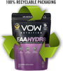 Vow EAA Hydr8 - Essential Amino Acids, BCAAs, Electrolytes, Hydration Energy Intra Workout Drink Informed Sports (Blackcurrant and Apple)