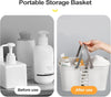 Portable Shower Bin - Bath Basket Bin,Spa Storage Shower Basket With Handle Portable for Health Cosmetics Hair Supplies and Beauty Products