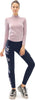 Women's High Waisted Gym Leggings - Full Color Printed Leggings, Non See Through Yoga Pants with Pockets