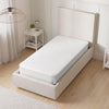 Cooltouch Hybrid Shorty Mattress – Memory Foam Mattress with Springs, Maximum Value, 18cm Deep, Plush, White,(75cm x 175cm)