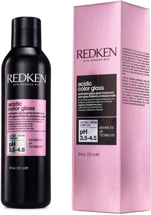 Acidic Color Gloss Activated Glass Gloss Treatment, Hair Gloss Treatment for Glass-Like Shine 237ml