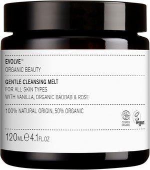 - Natural Gentle Cleansing Melt Balm with natural sugar extracts, organic Baobab oil, vanilla | Certified Vegan Clean Beauty (4.1 oz | 120 mL) - For Normal to dry skin