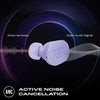 Tune Buds Wireless Bluetooth Earphones, Water-Resistant and Noise-Cancelling Headphones with 48-Hour Battery Life, Purple