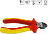 Insulated VDE Diagonal Side Cutter/Electrical Wire Cutters 160mm 1000V VDE-Tested (German Electrical Engineering Association Serie) Wire Cutting Pliers