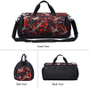 Sports Gym Bag with Shoes Compartment and Wet Pocket, Travel Duffle Bag for Men and Women