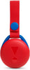 JR POP Portable Wireless Speaker with Light Feature for Kids, Fun Speaker for Little Music Fans, Red